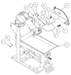 Section 05 Diagram and Parts List for MK-5010T 169331 MK Diamond Concrete Saw